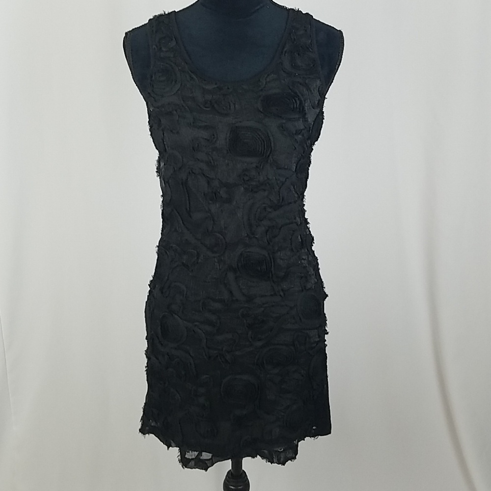 Twenty one women S/P black sleeveless dress club ware dark Fairy‎ Gothic sexy
